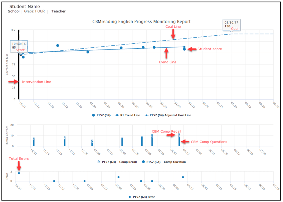 Interpreting Progress Monitoring Data